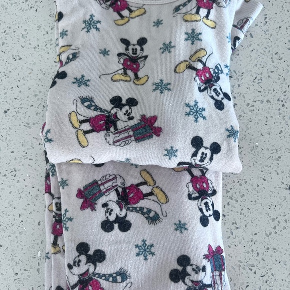Posh Peanut Other - Posh peanut Disney Mickey Mouse Kids Pajamas - White and Black Paci